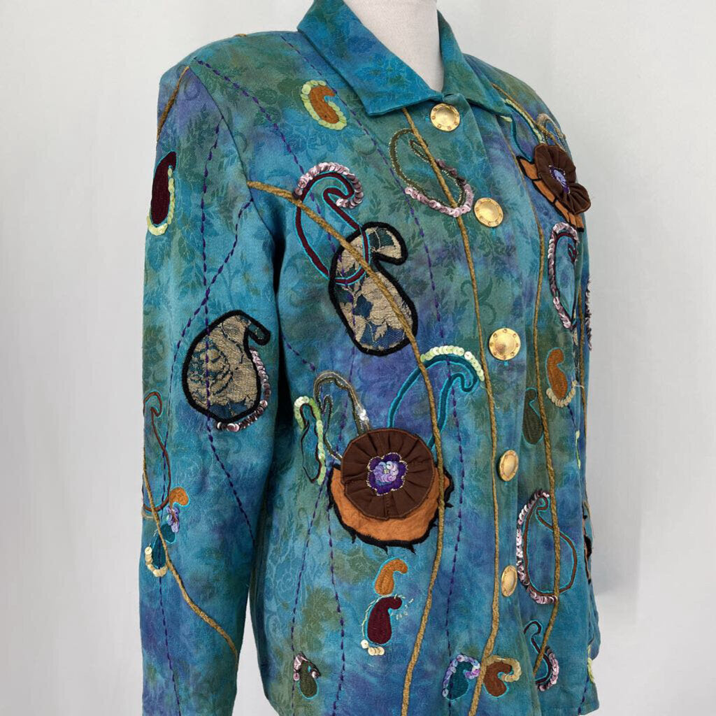 Indigo Moon Embellished Jacket