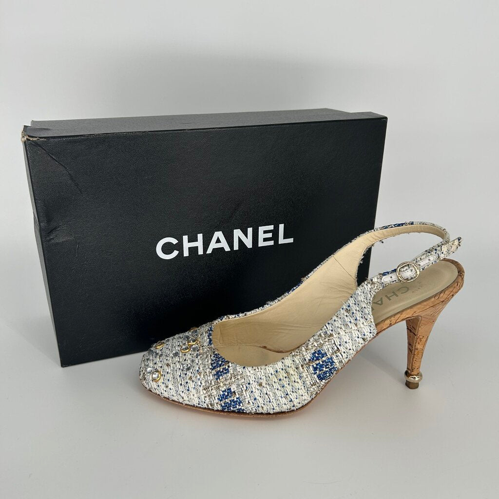 Chanel Slingback Heels