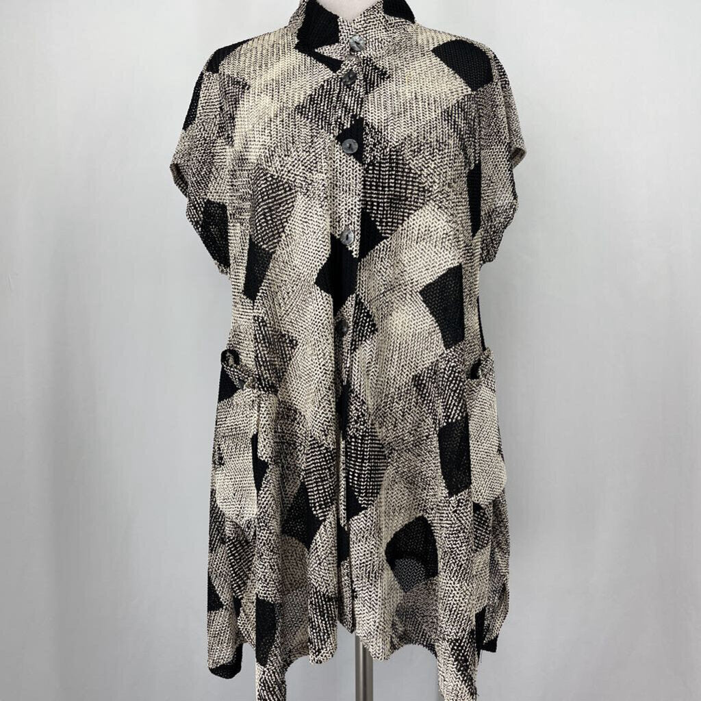 Danee S/s Diamond Pattern Tunic