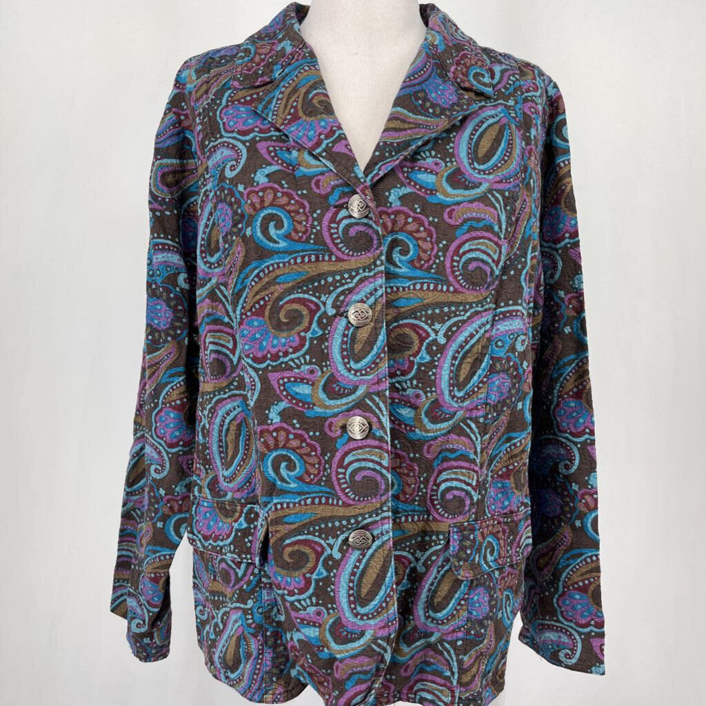 CJ Banks Paisley Jacket