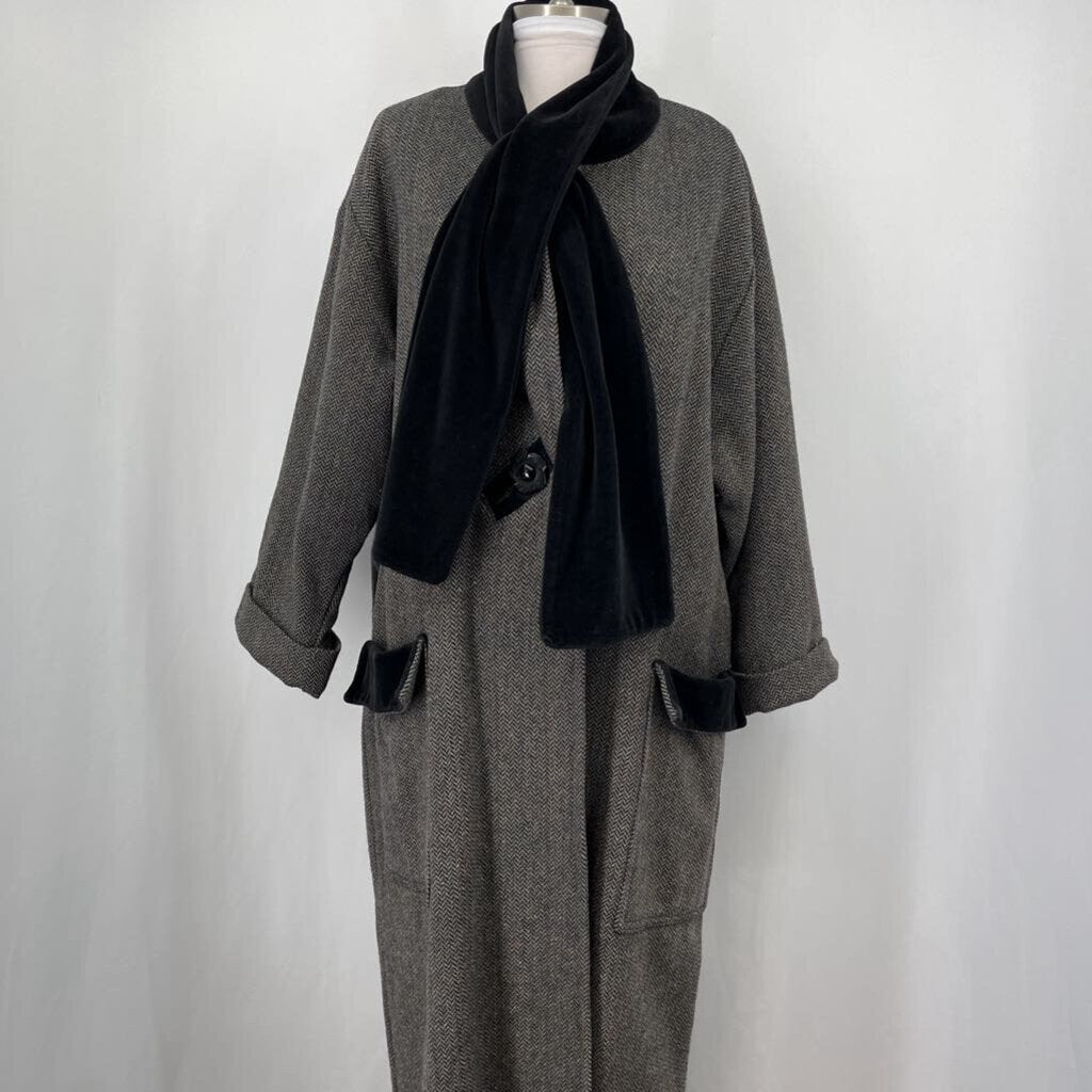Flax Wool Tweed Over-Coat