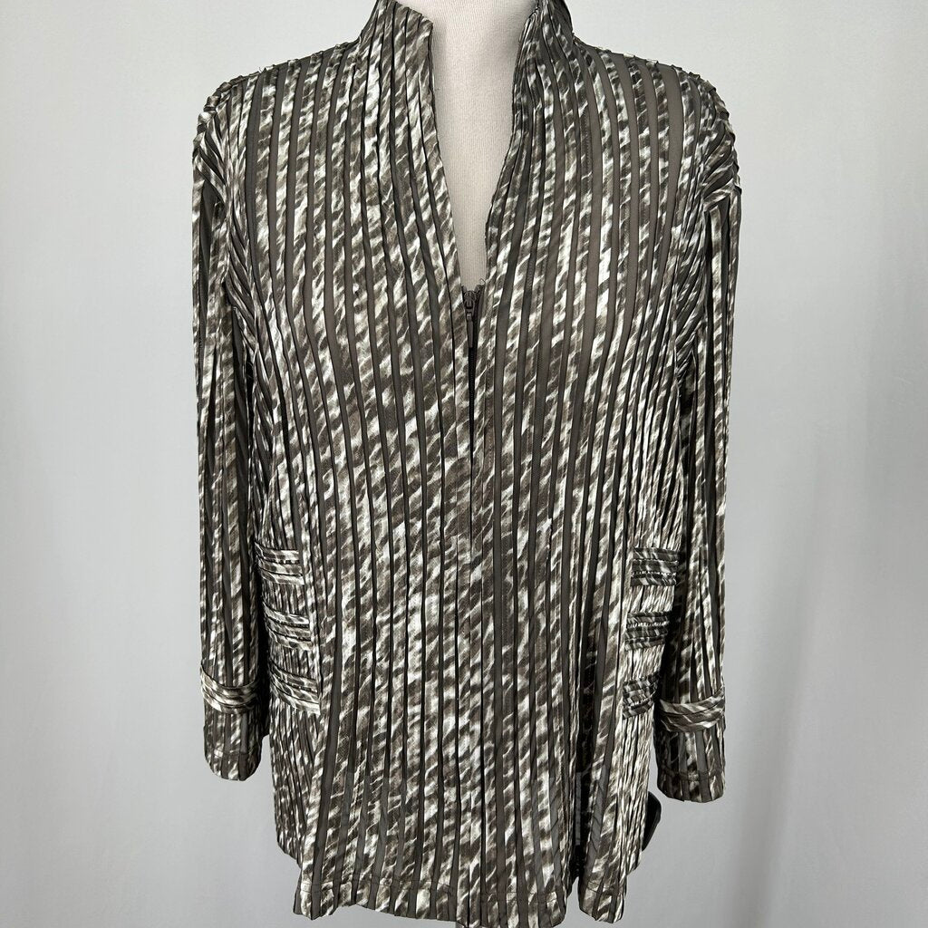 Chicos Top Stitched Blazer