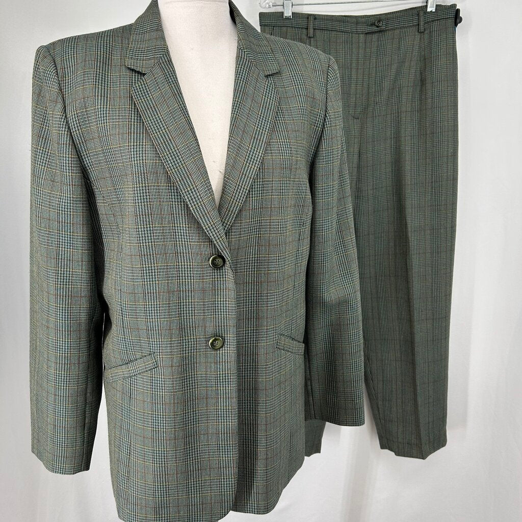 Pendleton Wool Plaid 2pc Suit