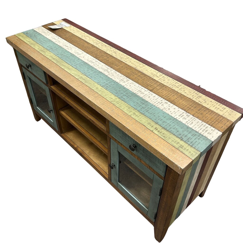 Multi Color Stripe Console