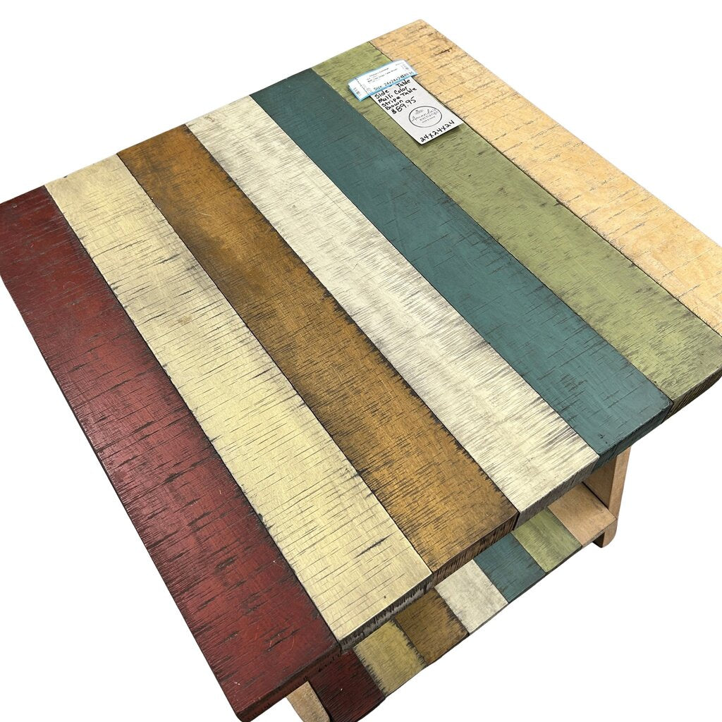 Multi Color Stripe Table