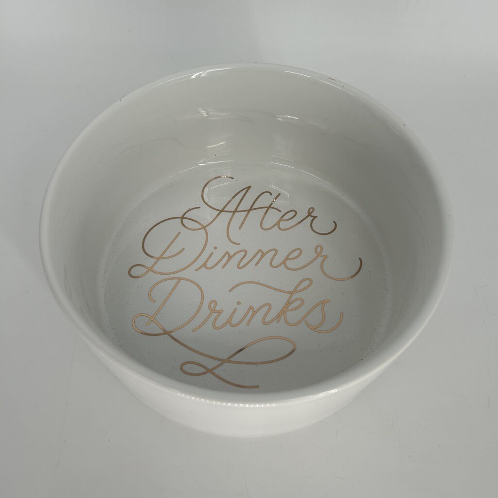 After Dinner Drinks Dog Bowl