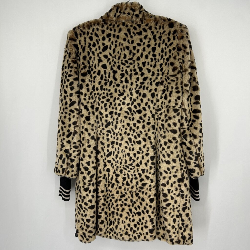 Cabi Animal Print Faux Fur Coat