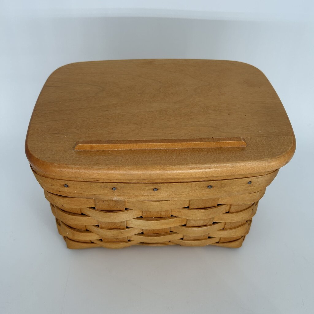 Longaberger Recipe Basket w Lid