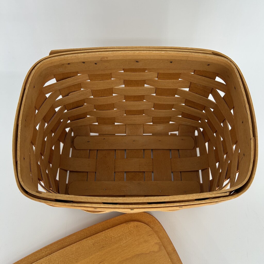 Longaberger Recipe Basket w Lid