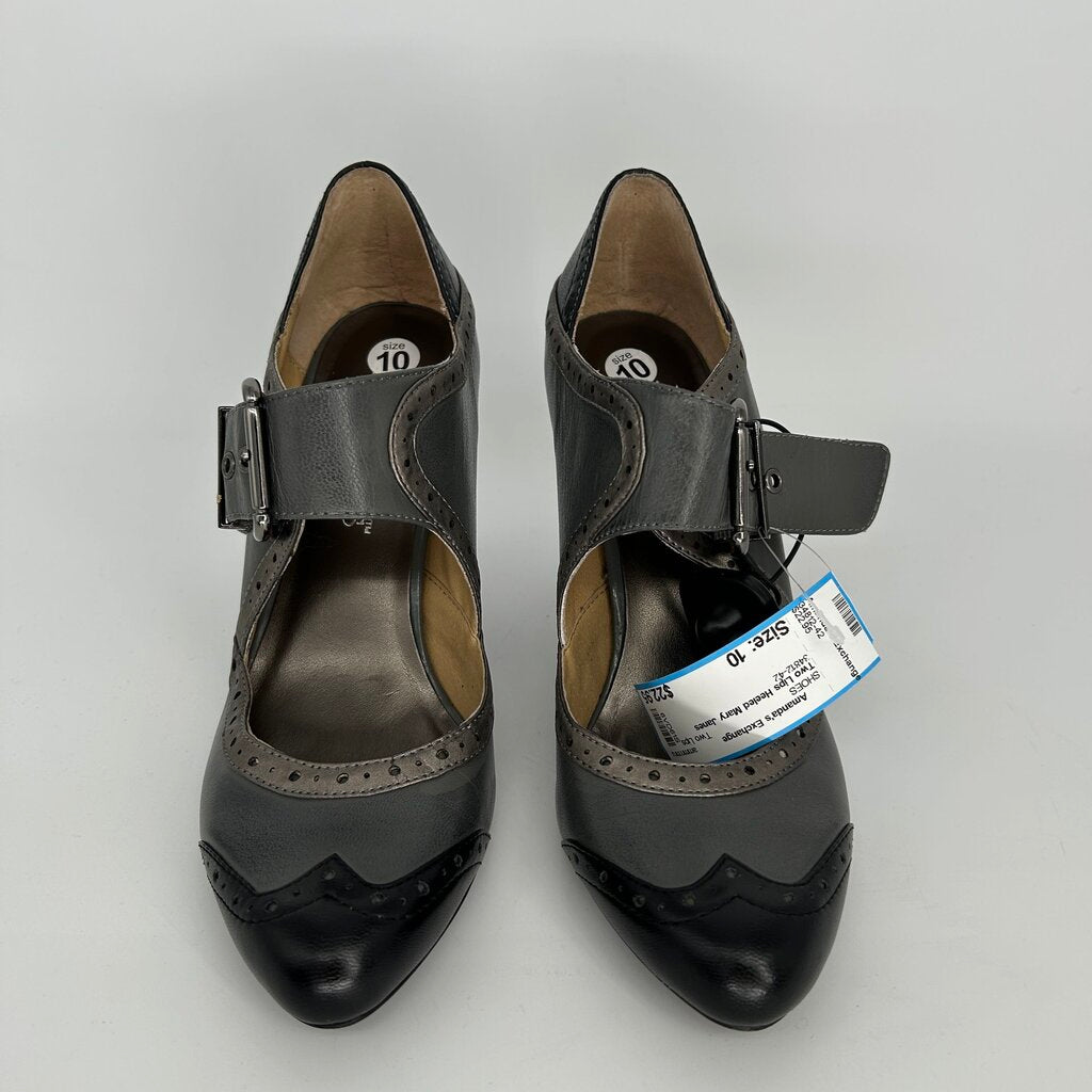 Two Lips Heeled Mary Janes