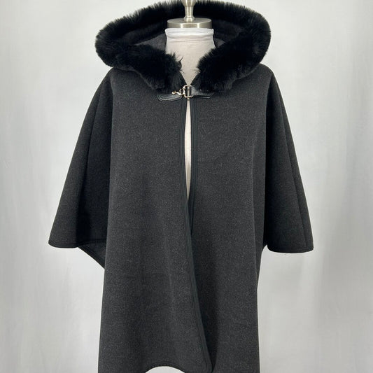 Ann Taylor Faux Collar Poncho