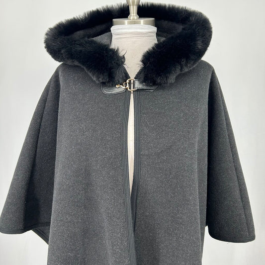 Ann Taylor Faux Collar Poncho