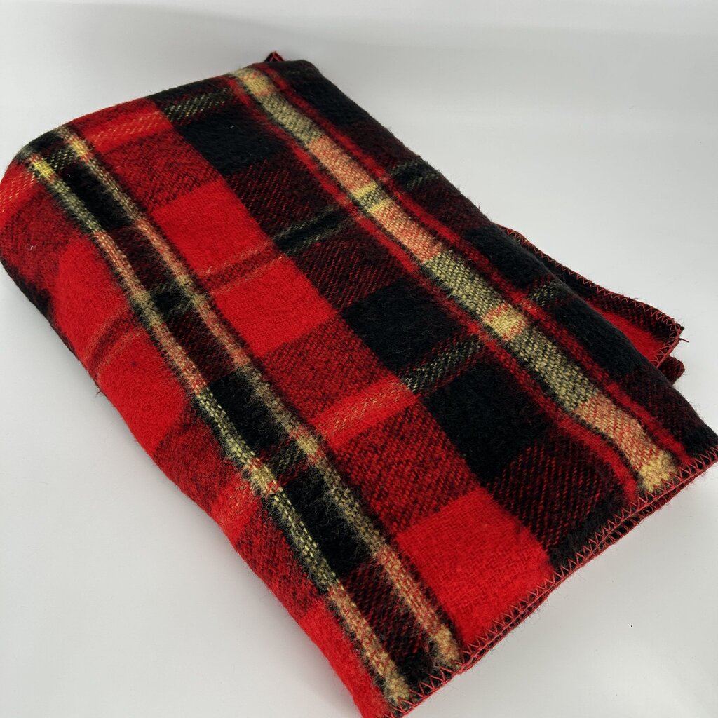 Acrylic Plaid Throw Blanket
