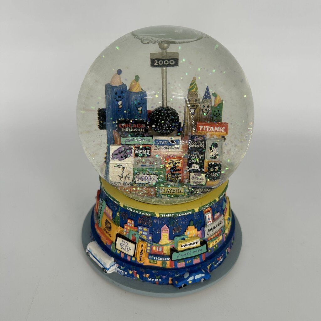 NY Broadway Snow Globe