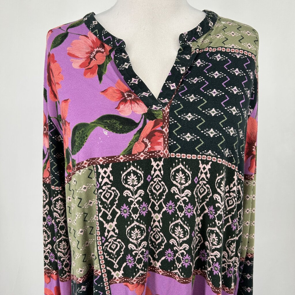 Johnny Was L/s Multi Print Shirt
