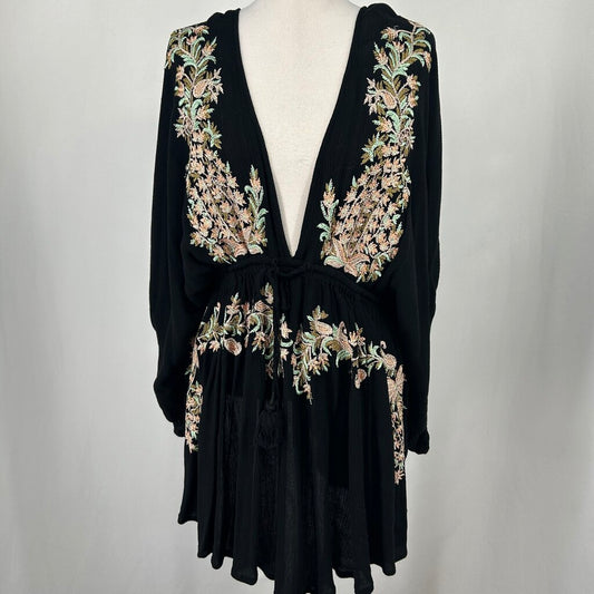 FP L/s Gauze Embroidered Dress