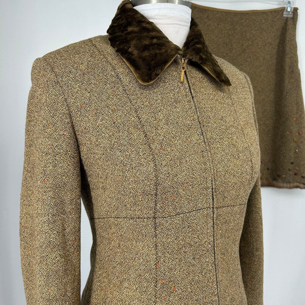 Tahari 2 Pc Tweed Suit