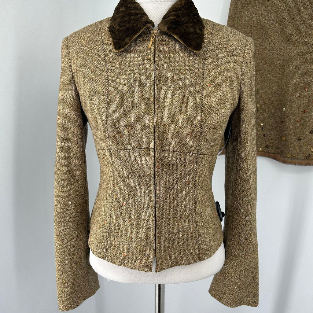 Tahari 2 Pc Tweed Suit