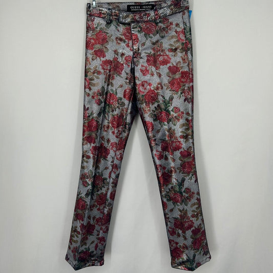 Guess Floral Metallic Jeans