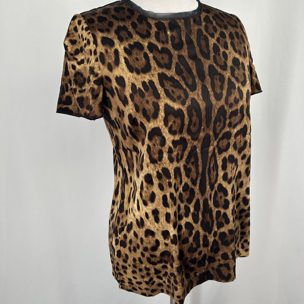 S/s Animal Print Blouse AS IS