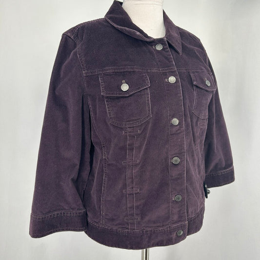 J. Jill Corduroy Jacket