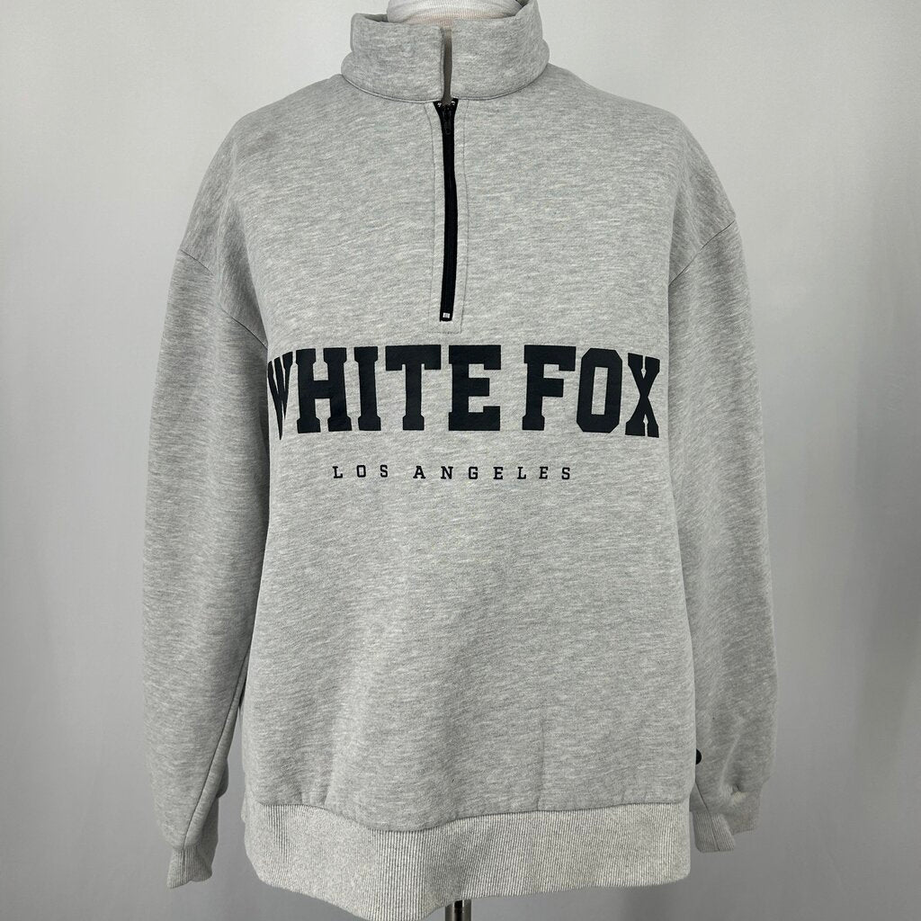White Fox 1/4 Zip Hoodie
