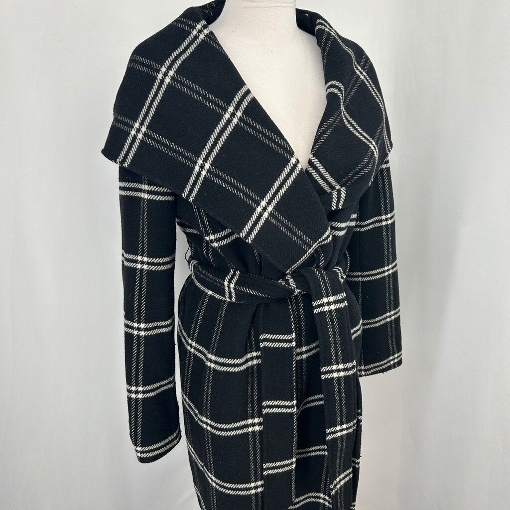 Lauren Plaid Wrap Coat