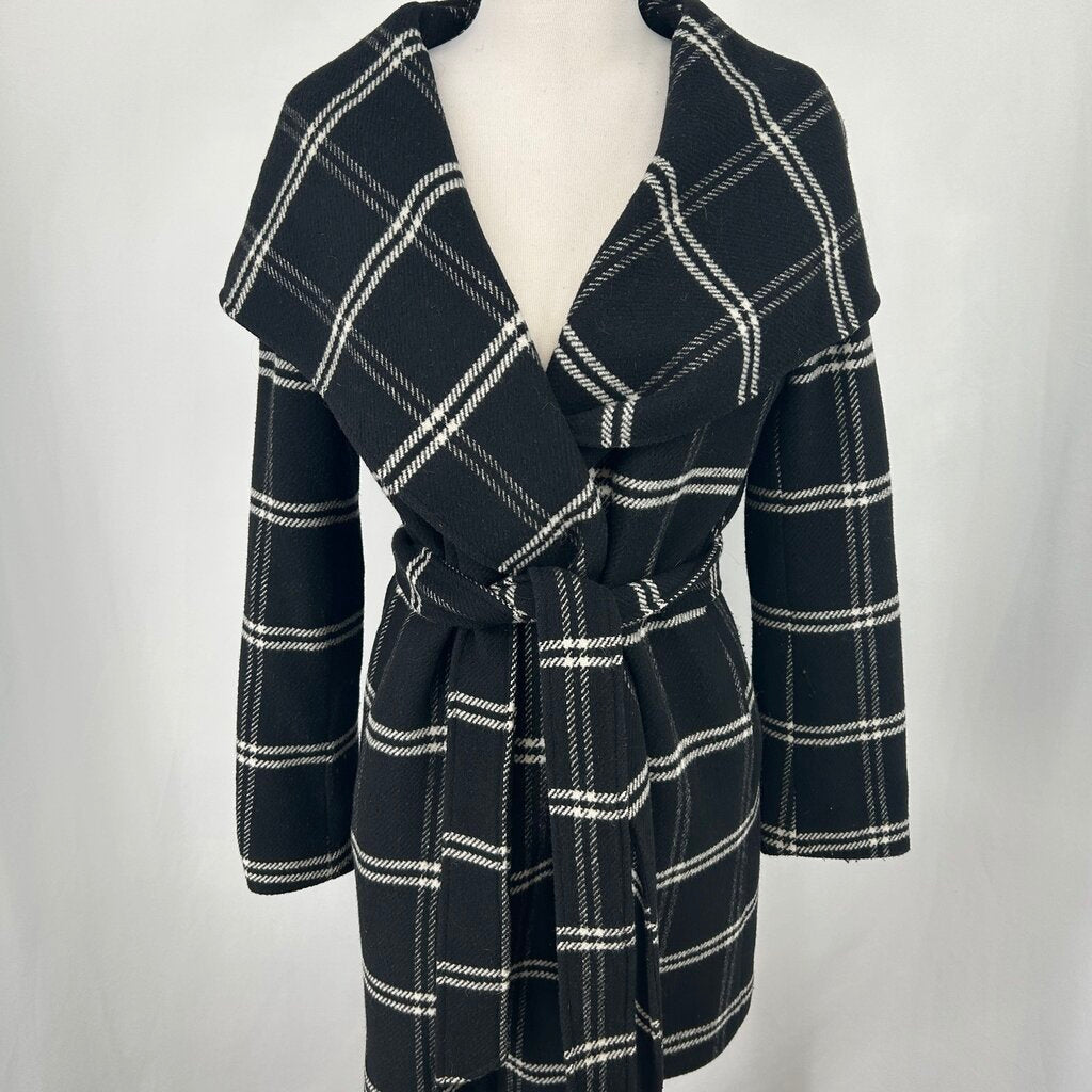 Lauren Plaid Wrap Coat