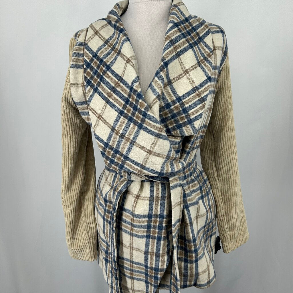 Entro Plaid & Corduroy Shacket