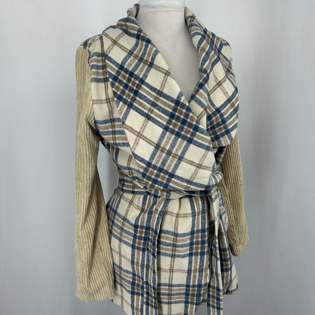 Entro Plaid & Corduroy Shacket