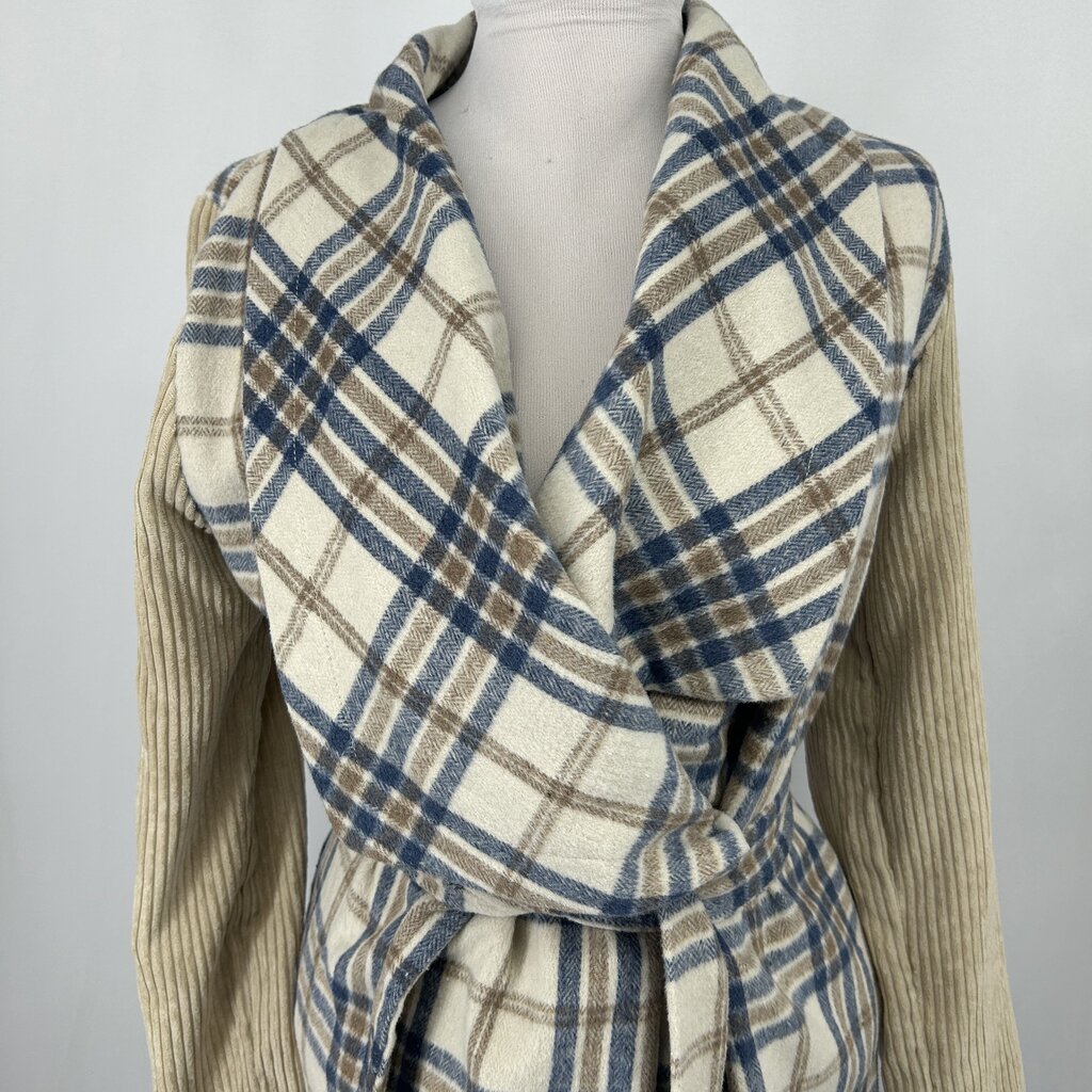 Entro Plaid & Corduroy Shacket
