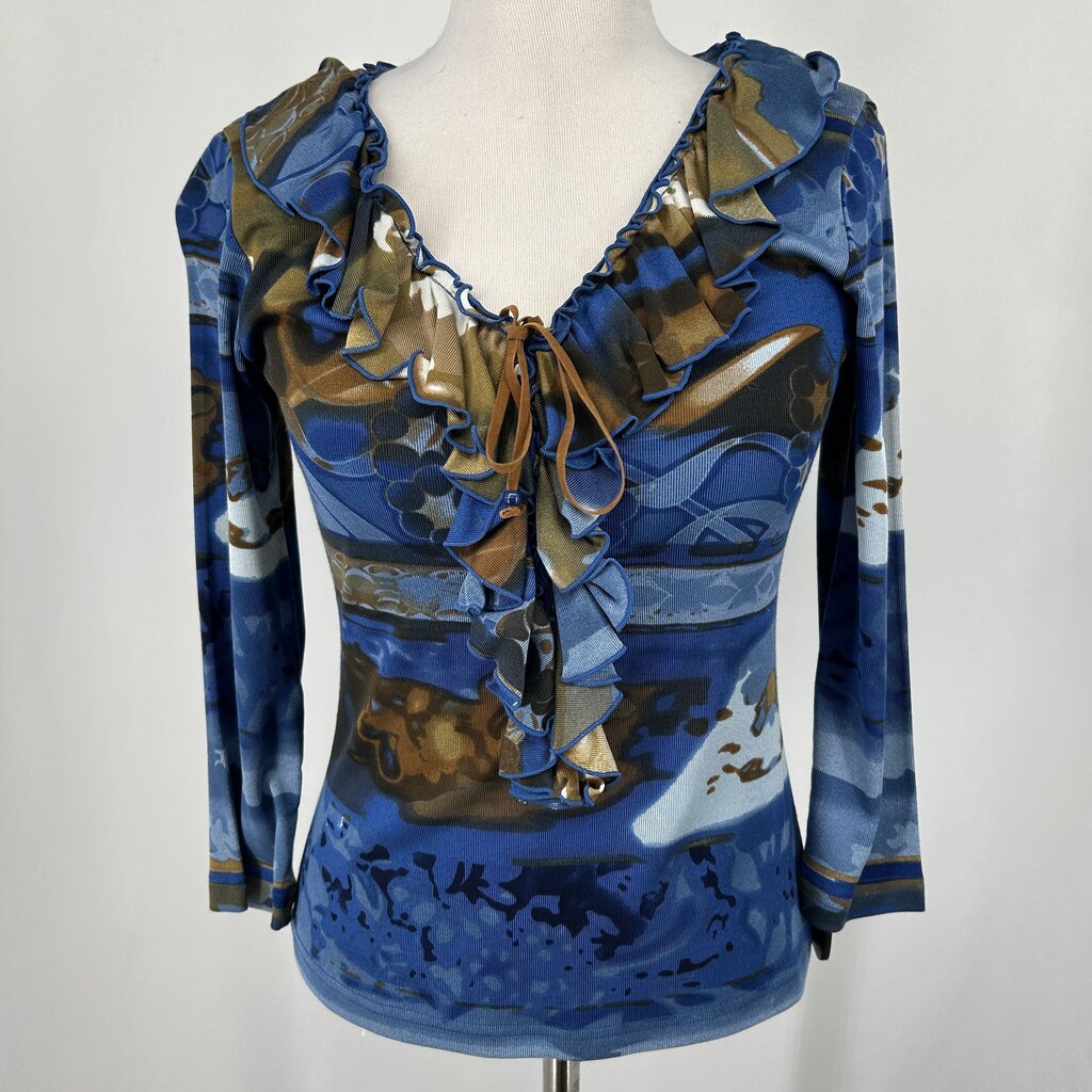 Lynn Ritchie 3/4 Slv Print Shirt