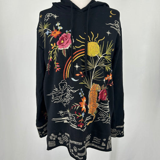 Johnny Was Floral Hoodie
