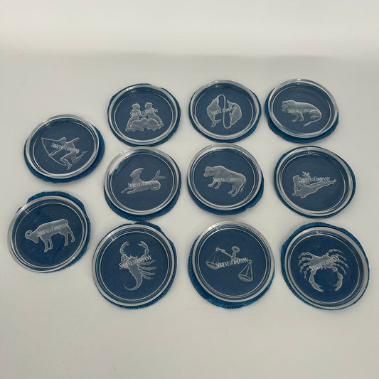 Shreve & Co Zodiac Coaster Set AS IS