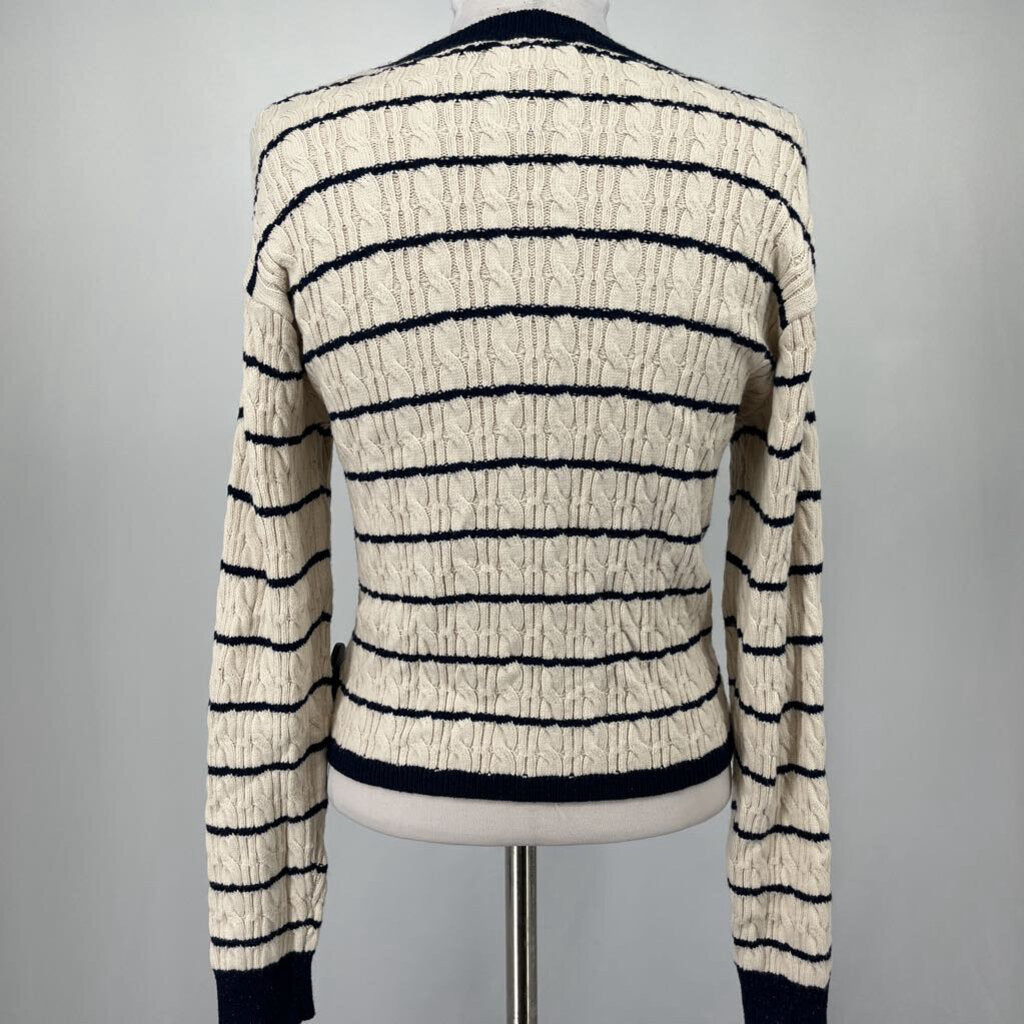 Heartloom L/s Striped Cardigan