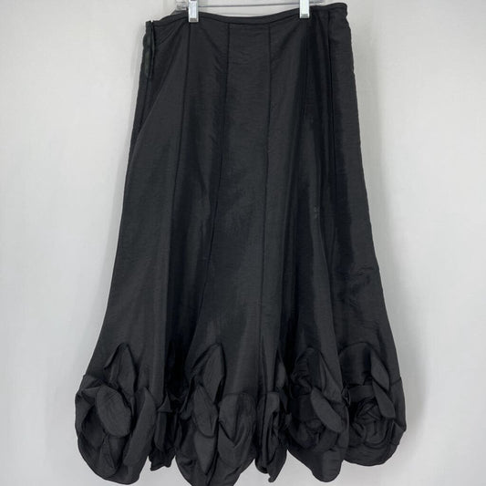 KM Collection Rosette Hem Skirt