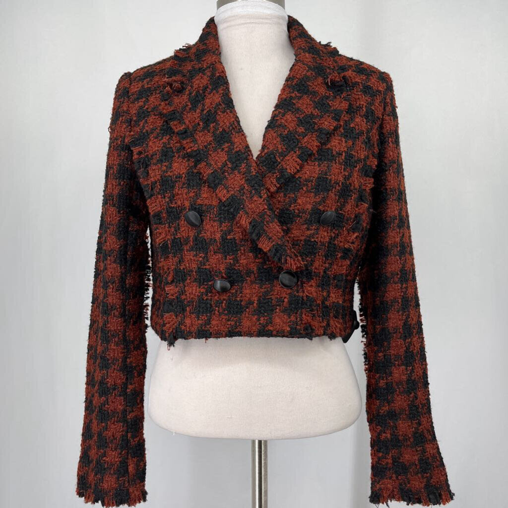 House of Harlow Houndstooth Blazer