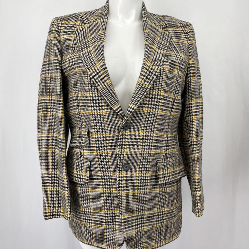 Men's Plaid Blazer AS IS
