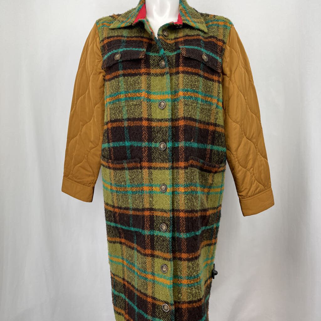 Sundance Tweed & Quilted Long Jacket