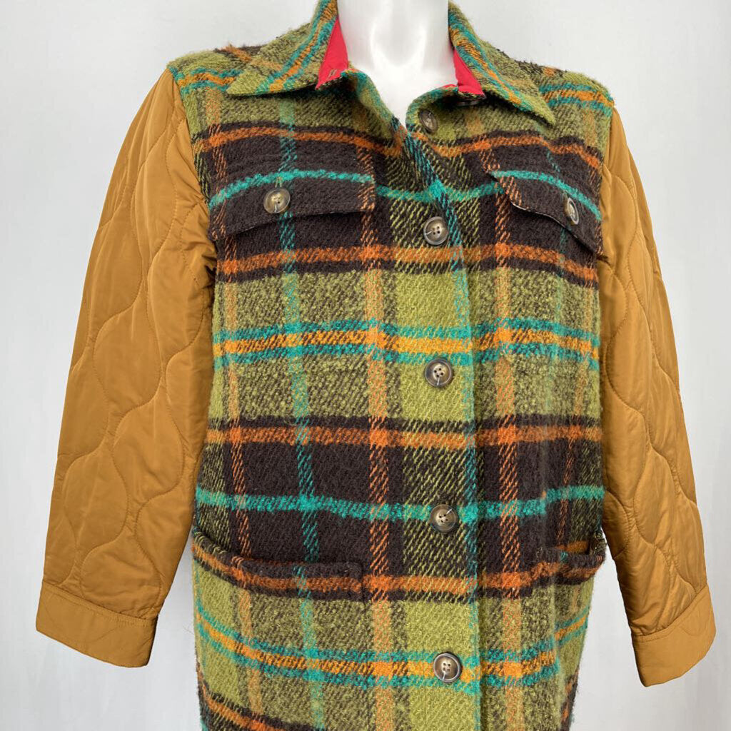Sundance Tweed & Quilted Long Jacket