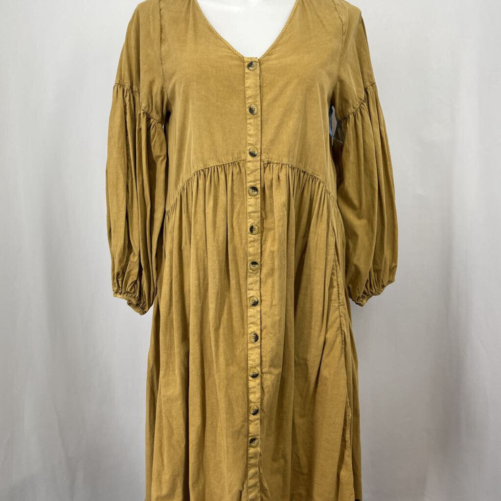 Free People LS Flowy Dress