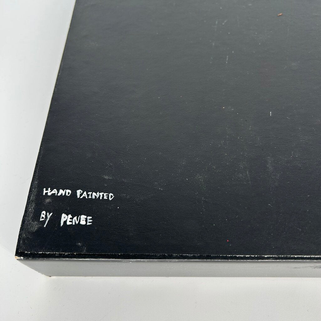 Lacquered Tray with Painted Saddle