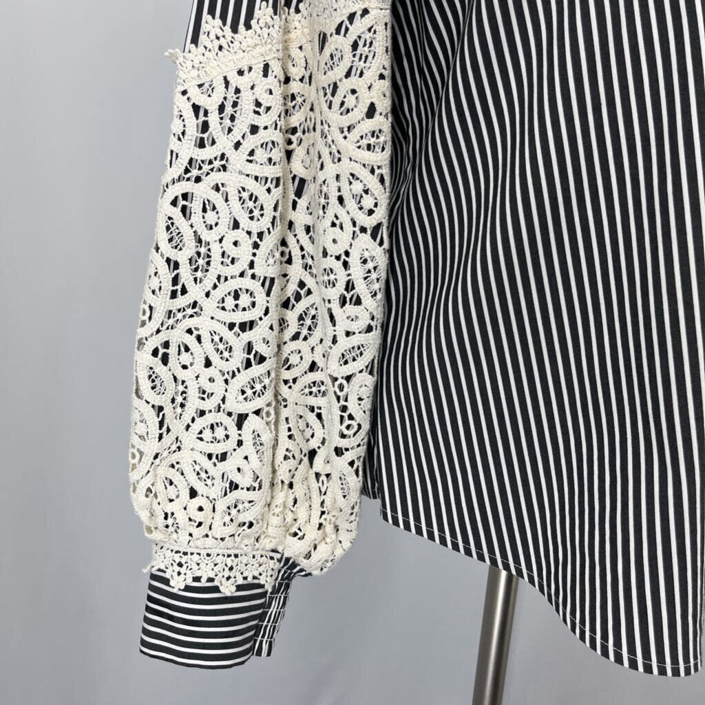 Chico's Striped Button Down