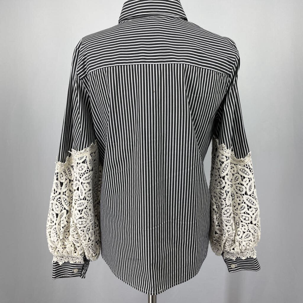 Chico's Striped Button Down