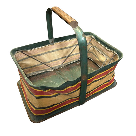 Stiped Metal Basket
