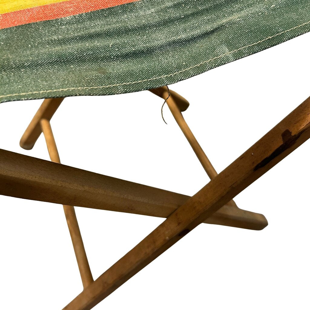 Striped Camp Stool