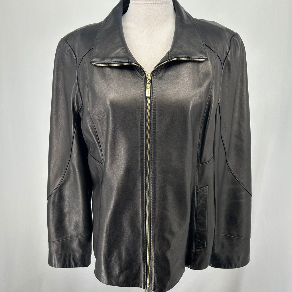 Ellen Tracy Leather Jacket