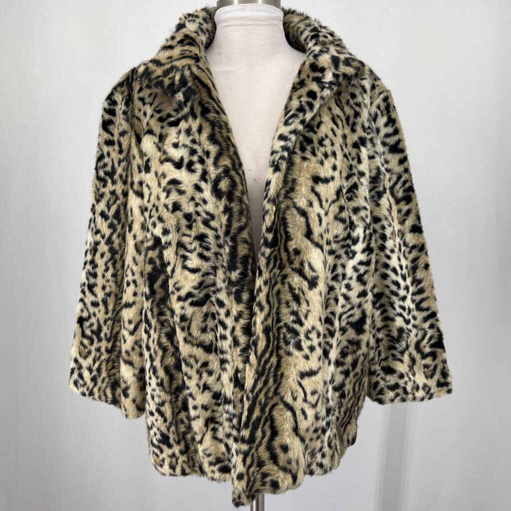 Chicos Animal Print Jacket