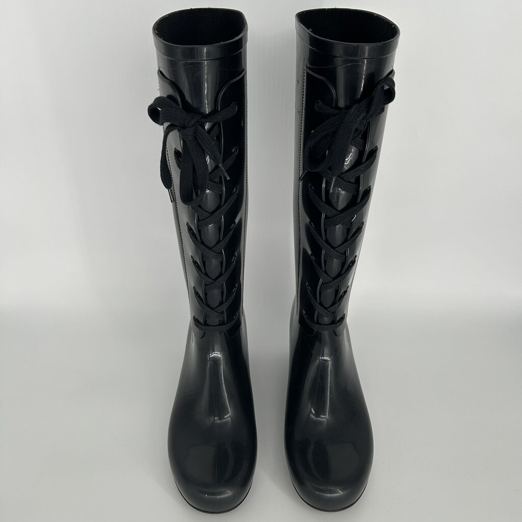 YSL Wedge Rainboots
