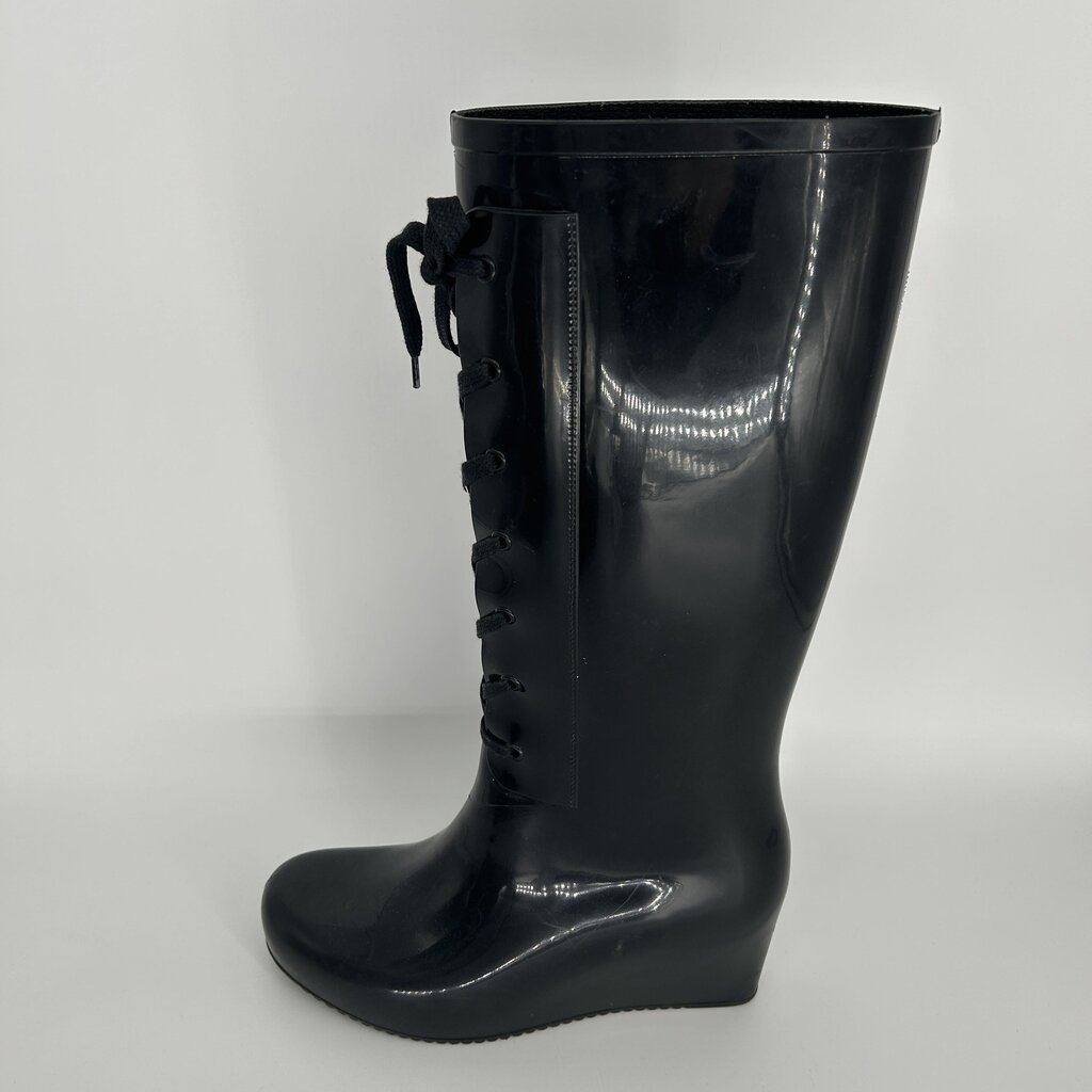 YSL Wedge Rainboots